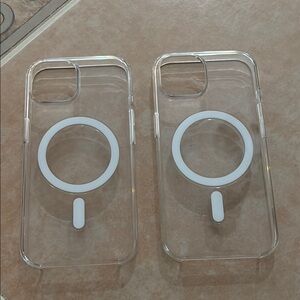 Clear Phone Case with MagSafe Compatibility iPhone 15
